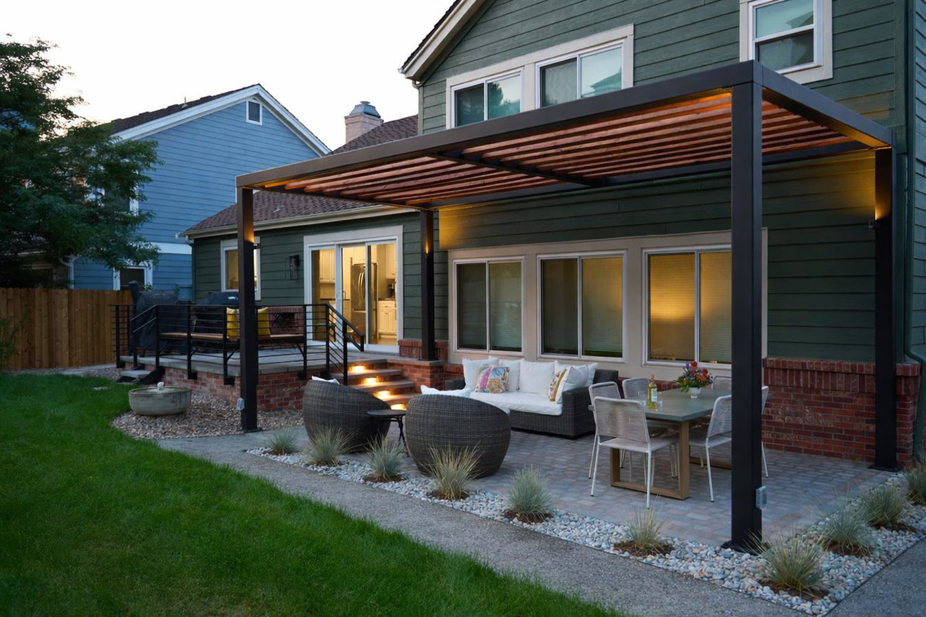 Patio cover installation