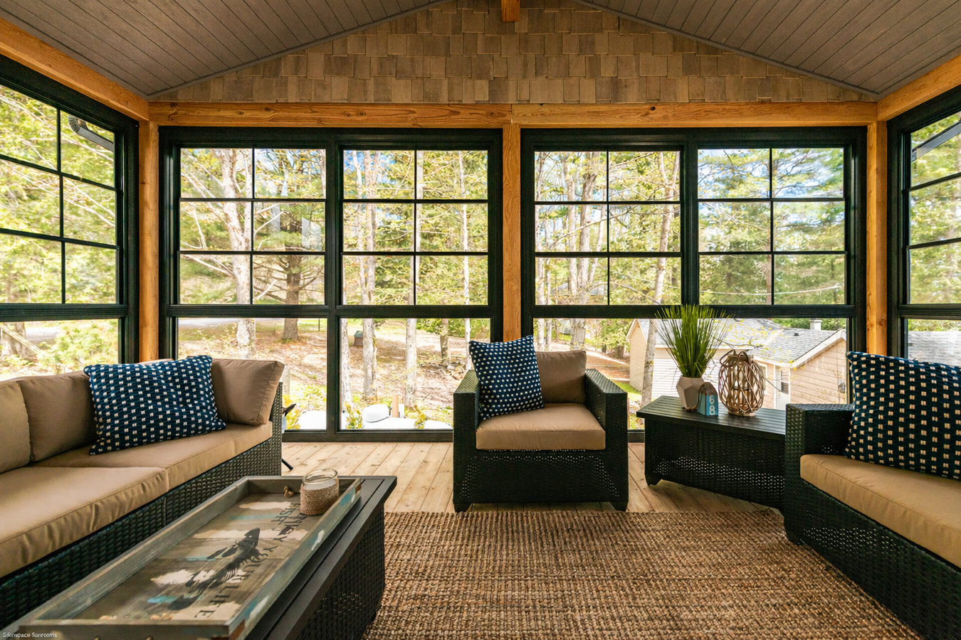 Patio-to-sunroom conversion